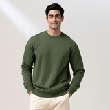 Men's Heavyweight Fleece Sweatshirt - 300 GSM Pure Cotton - Teestra