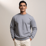 Men's Heavyweight Fleece Sweatshirt - 300 GSM Pure Cotton - Teestra