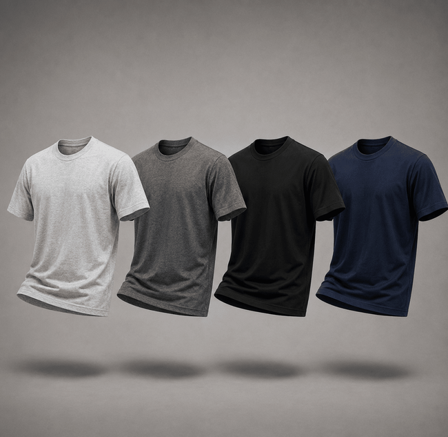 Mens Round Neck | Combo | Super Value Pack Of 4 - Teestra