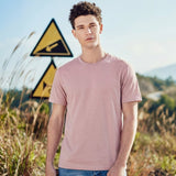 Onion Pink Plain Round Neck Tshirt - Teestra