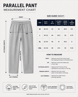 Pack of 2 Black & Grey Cotton Parallel Pants - Teestra