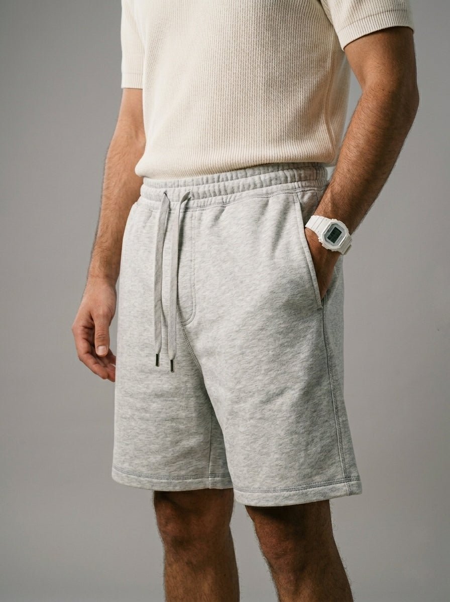 Pack of 2 Black & Grey Cotton Shorts - Teestra
