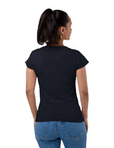 PEACE PRINTED TSHIRT - NAVY - Teestra