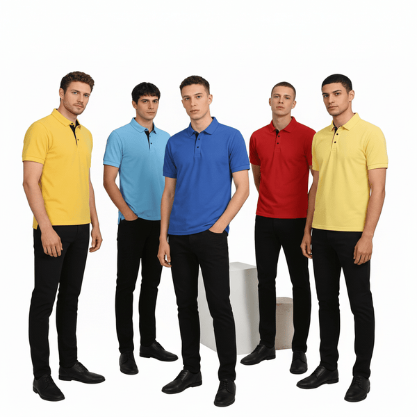 Pick Any 3: Golfer Polo T-Shirt Combo