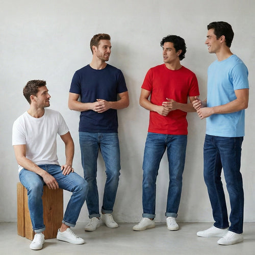 Pick Any 4 Plain T-Shirts — ₹275 each | Free Shipping