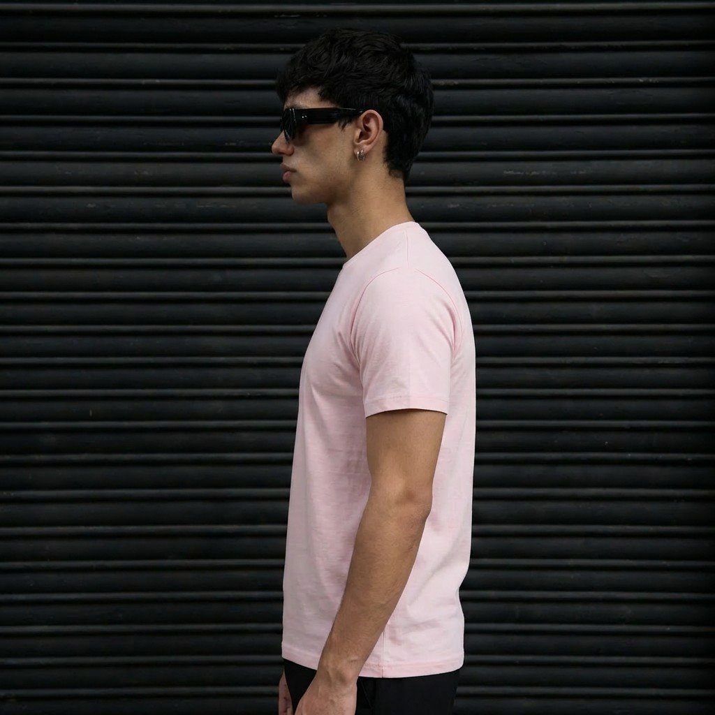 Pima Cotton Unisex T-Shirt | Ultra - Soft Premium Cotton | Peach Mist - Teestra