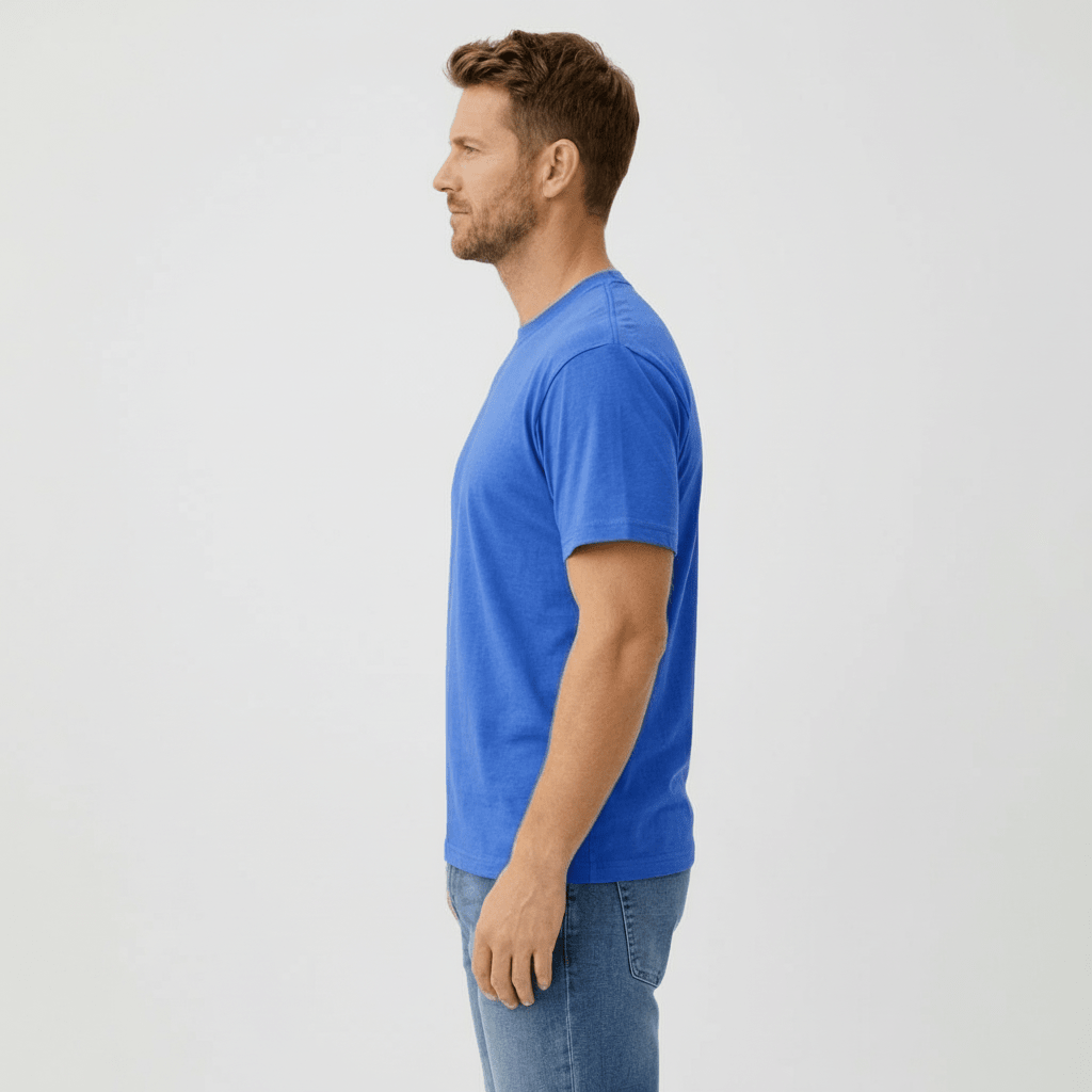 Pima Cotton Unisex T-Shirt | Ultra - Soft Premium Cotton | Royal Blue - Teestra