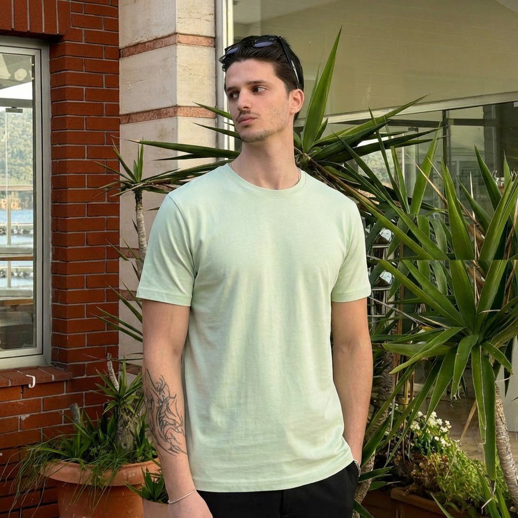 Pima Cotton Unisex T-Shirt | Ultra - Soft Premium Cotton | White Jade - Teestra