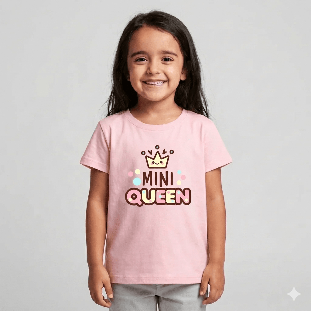 Pink Cotton T-Shirt for Girls - Soft & Trendy Tees for Kids - Teestra