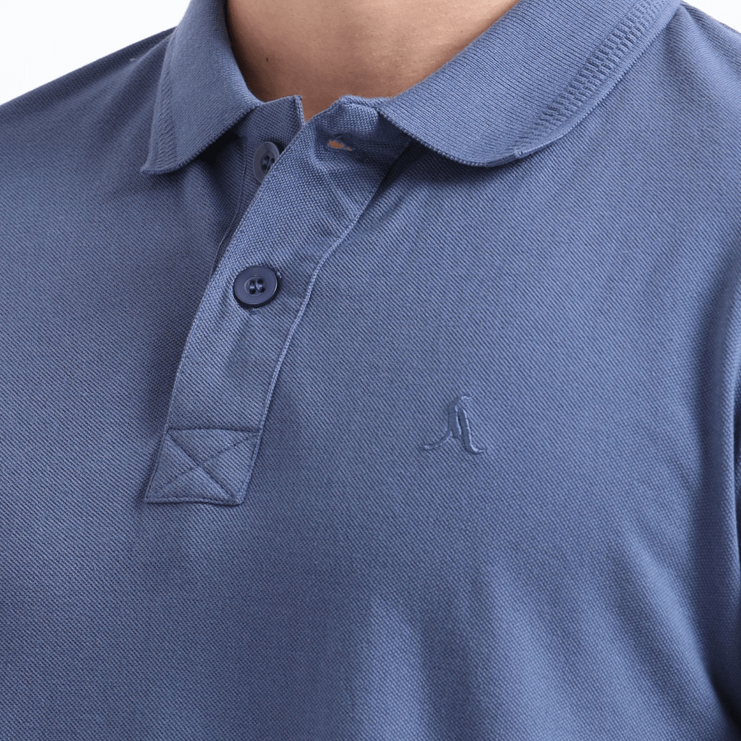 PREMIUM POLO | MEN | COMET BLUE - Teestra