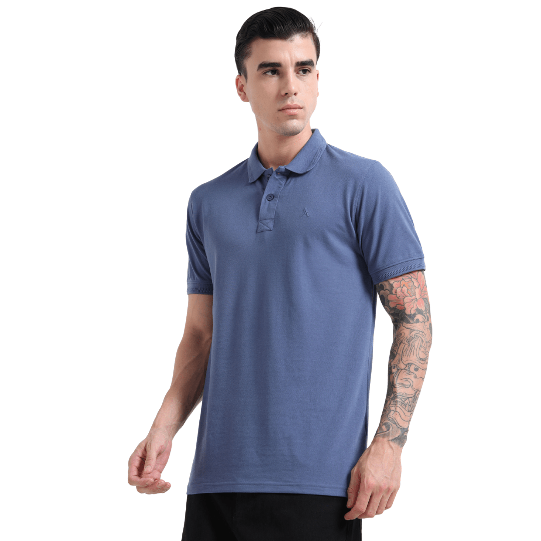 PREMIUM POLO | MEN | COMET BLUE - Teestra