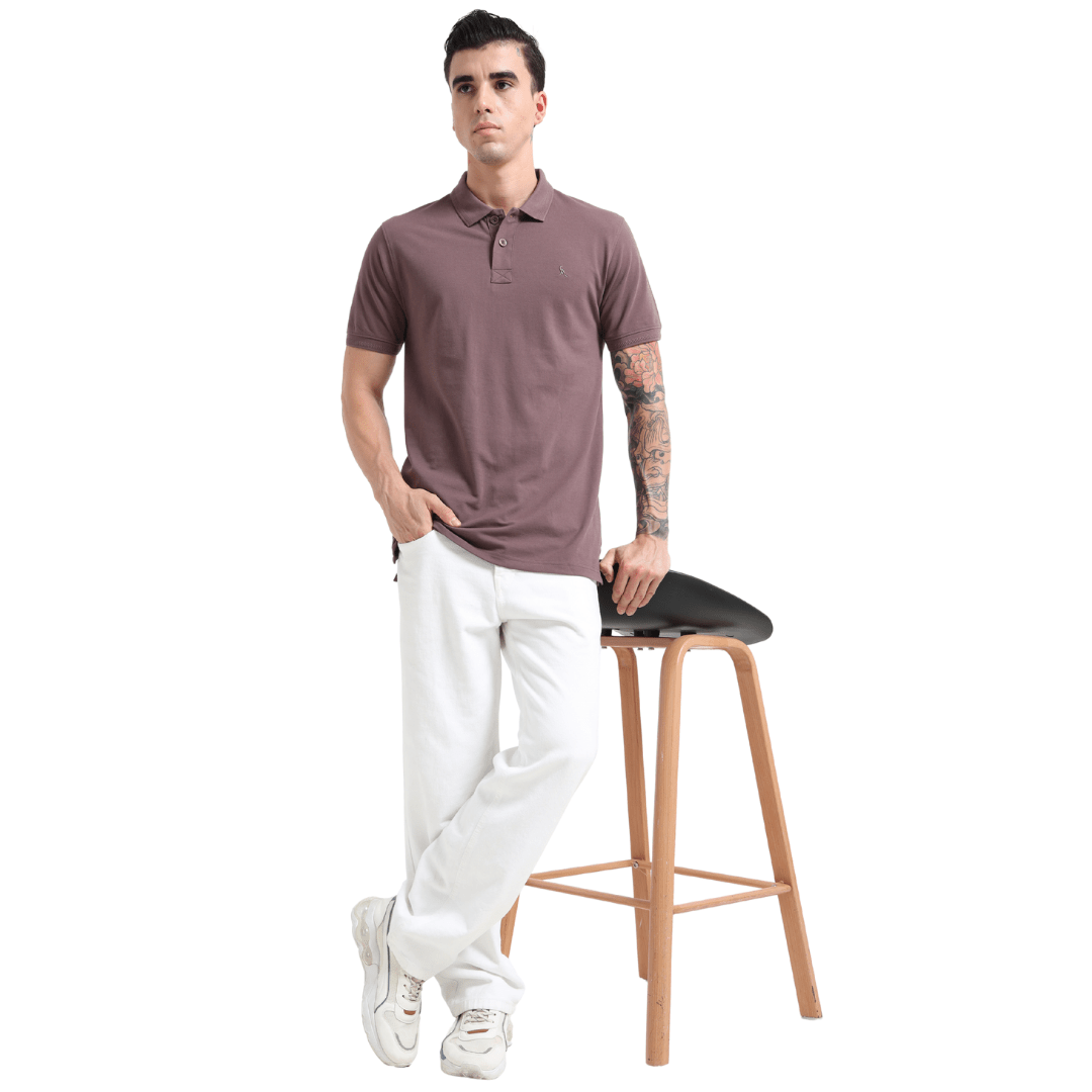PREMIUM POLO | MEN | CONGO BROWN - Teestra