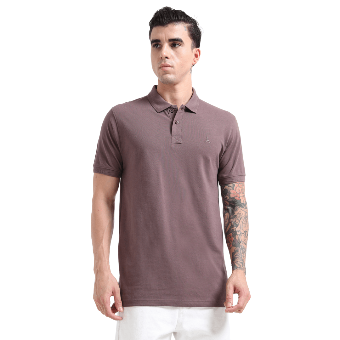 PREMIUM POLO | MEN | CONGO BROWN - Teestra
