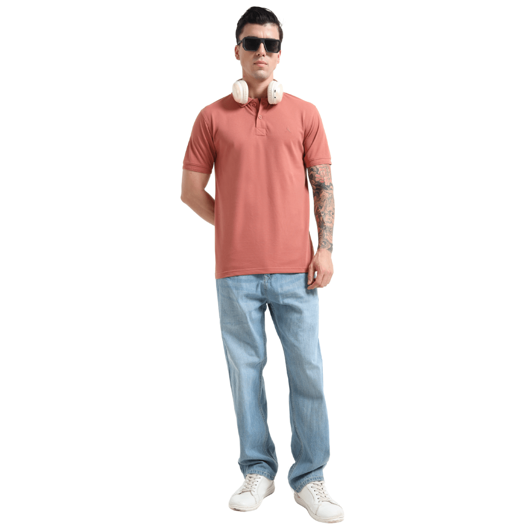 PREMIUM POLO | MEN | DEEP CHESTNUT - Teestra