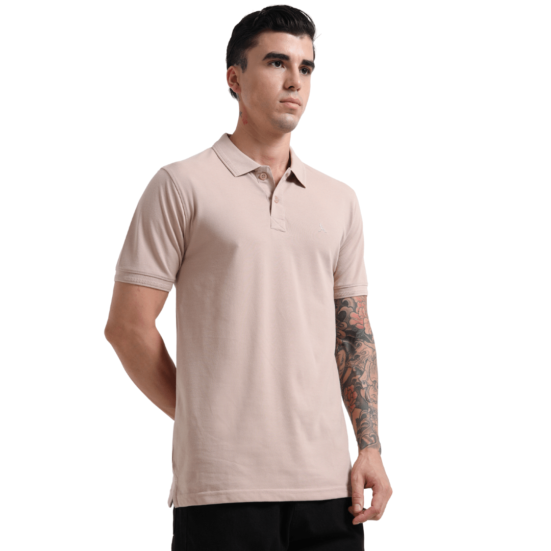PREMIUM POLO | MEN | FRENCH BEIGE - Teestra