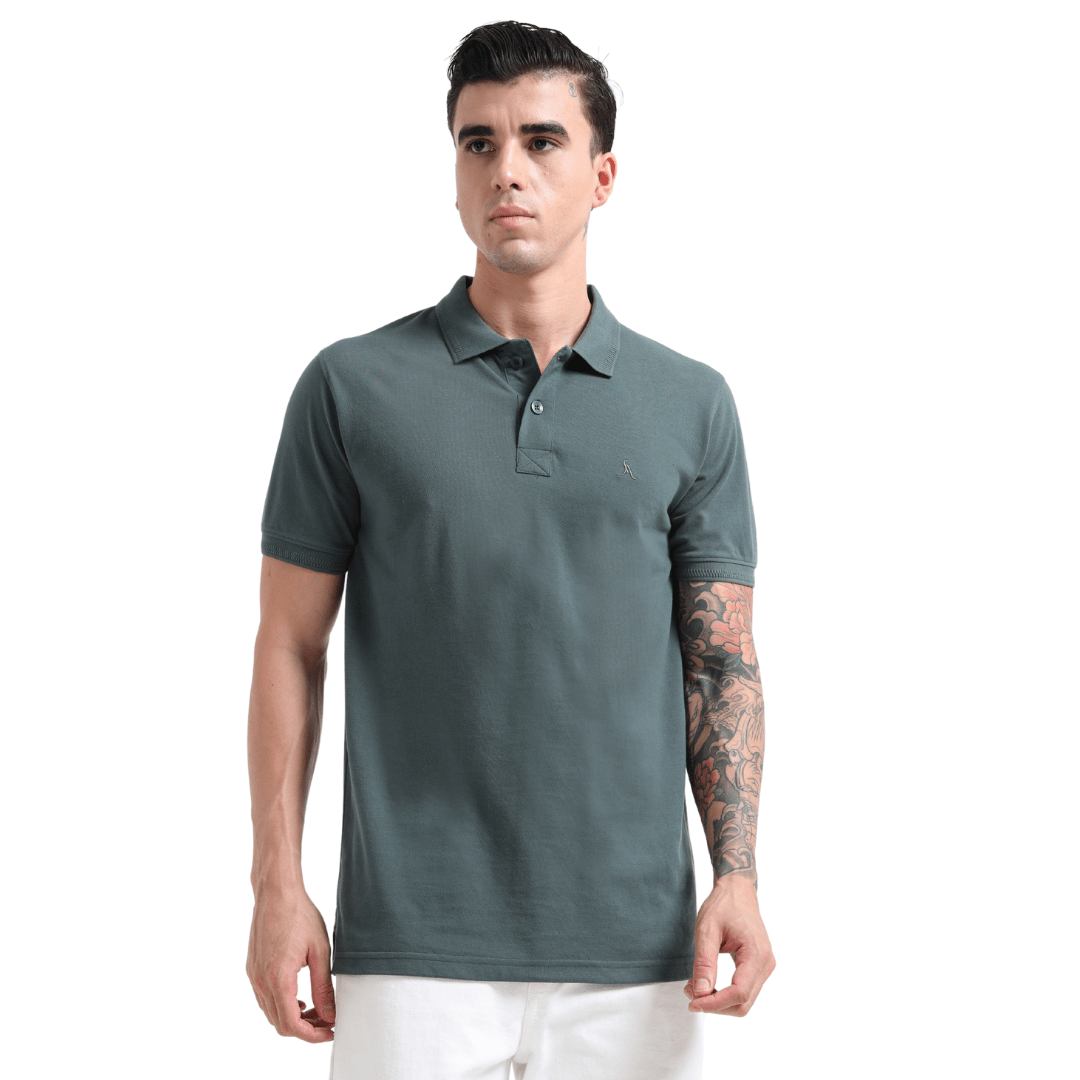 PREMIUM POLO | MEN | IRIDIUM - Teestra