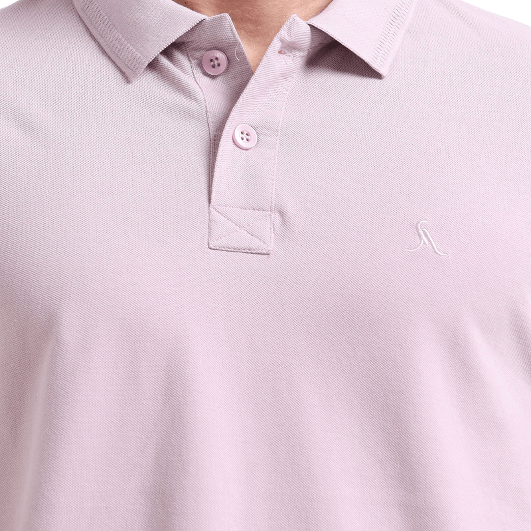 PREMIUM POLO | MEN | LIGHT MAUVE - Teestra