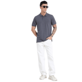 PREMIUM POLO | MEN | SHIP GREY - Teestra