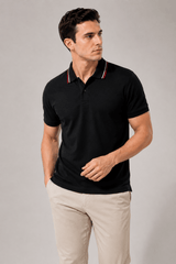 Premium Polo Striped Collar - Teestra