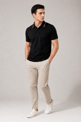 Premium Polo Striped Collar - Teestra