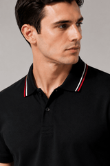 Premium Polo Striped Collar - Teestra