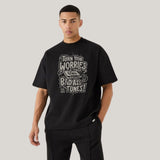 ROUND NECK | BLACK | BADASS TUNES - Teestra