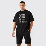 ROUND NECK | BLACK | GYM RAT - Teestra