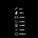 ROUND NECK | BLACK | ROUTINE - Teestra