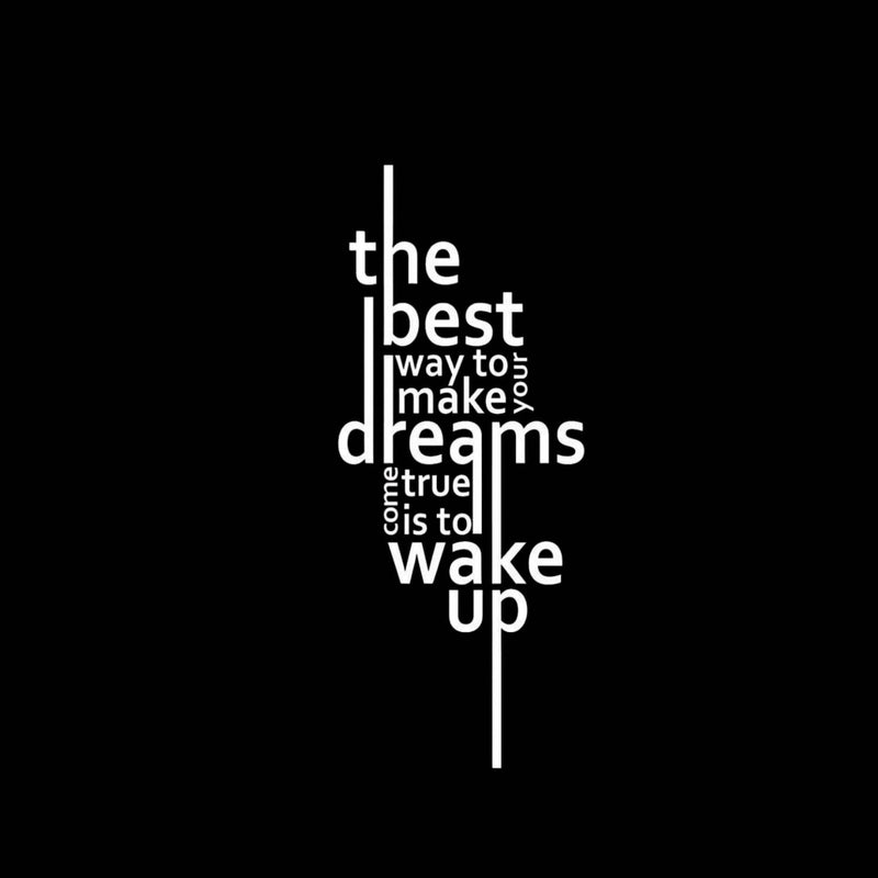 ROUND NECK | BLACK | WAKEUP - Teestra