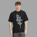 ROUND NECK | BLACK | WAKEUP - Teestra