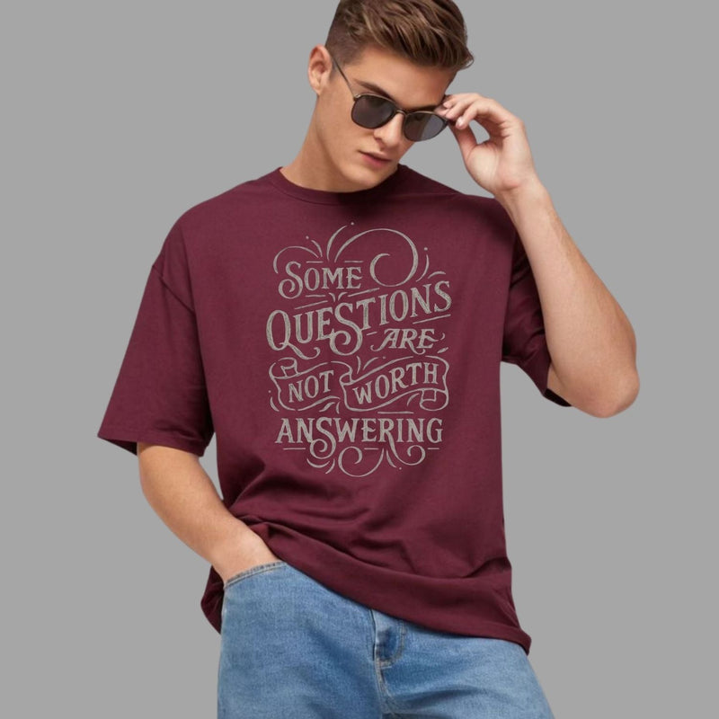 ROUND NECK | BURGUNDY | QUESTIONS & ANSWERS - Teestra