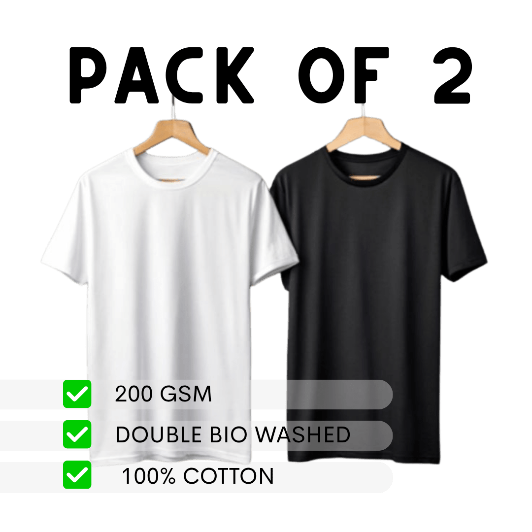 ROUND NECK | MENS | PACKOF2 | BEST VALUE - Teestra
