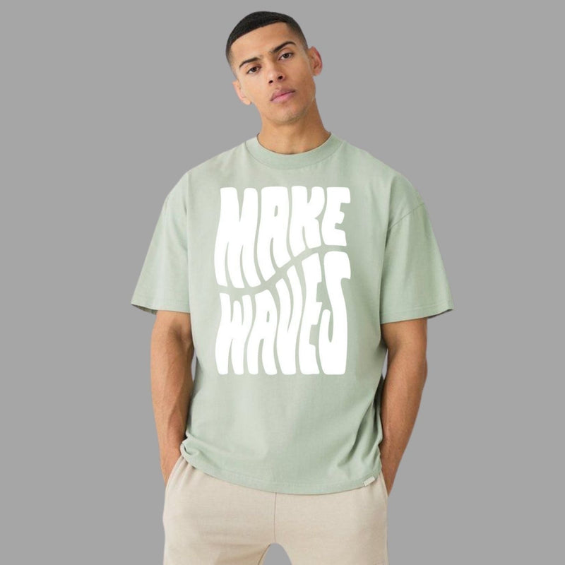 ROUND NECK | MOSS | MAKE WAVES - Teestra