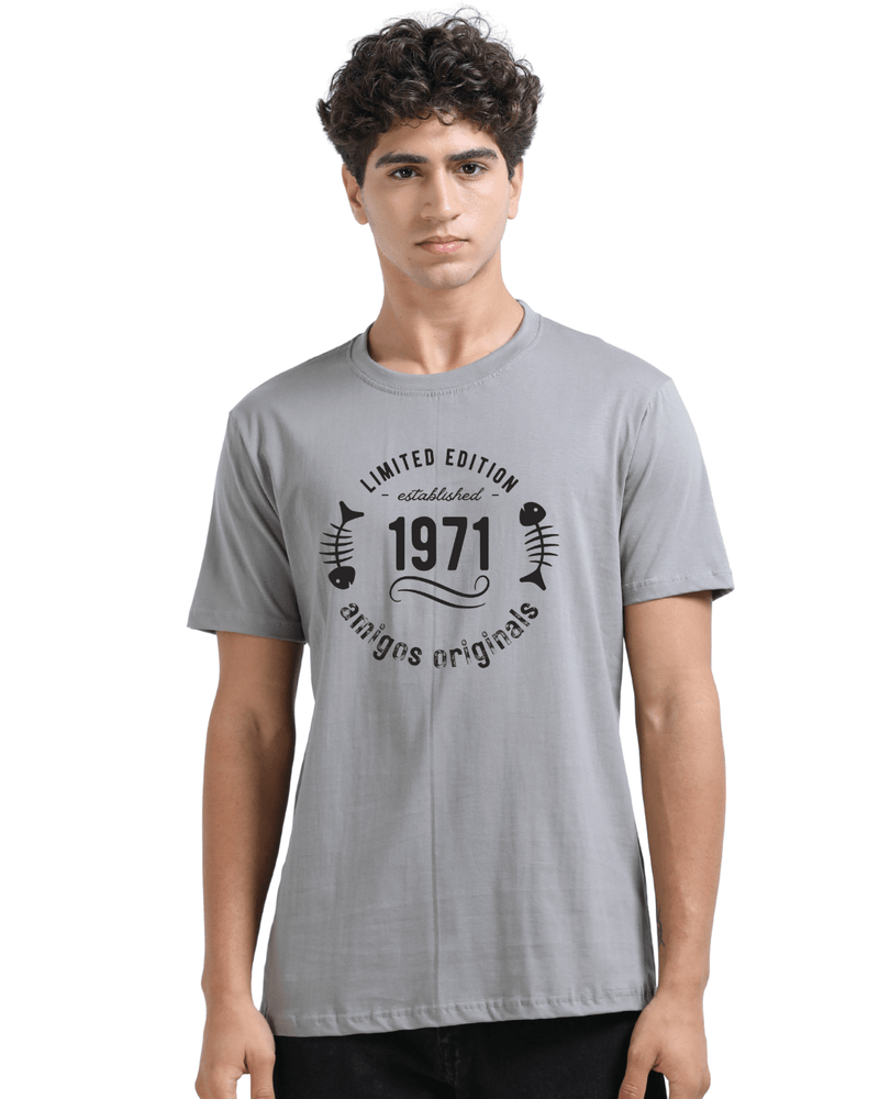 ROUND NECK | SPACEGREY | 1971 - Teestra