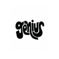 ROUND NECK | WHITE | GENIUS - Teestra