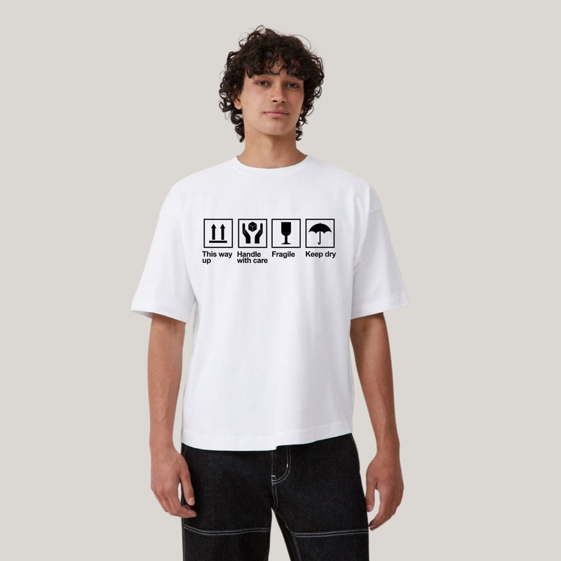 ROUND NECK | WHITE | INSTRUCTIONS - Teestra
