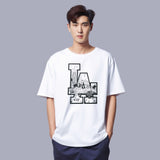 ROUND NECK | WHITE | L.A - Teestra