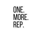 ROUND NECK | WHITE | ONE MORE REP - Teestra