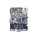 ROUND NECK | WHITE | OVERTHINKING - Teestra
