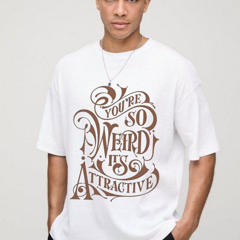 ROUND NECK | WHITE | WEIRD - Teestra