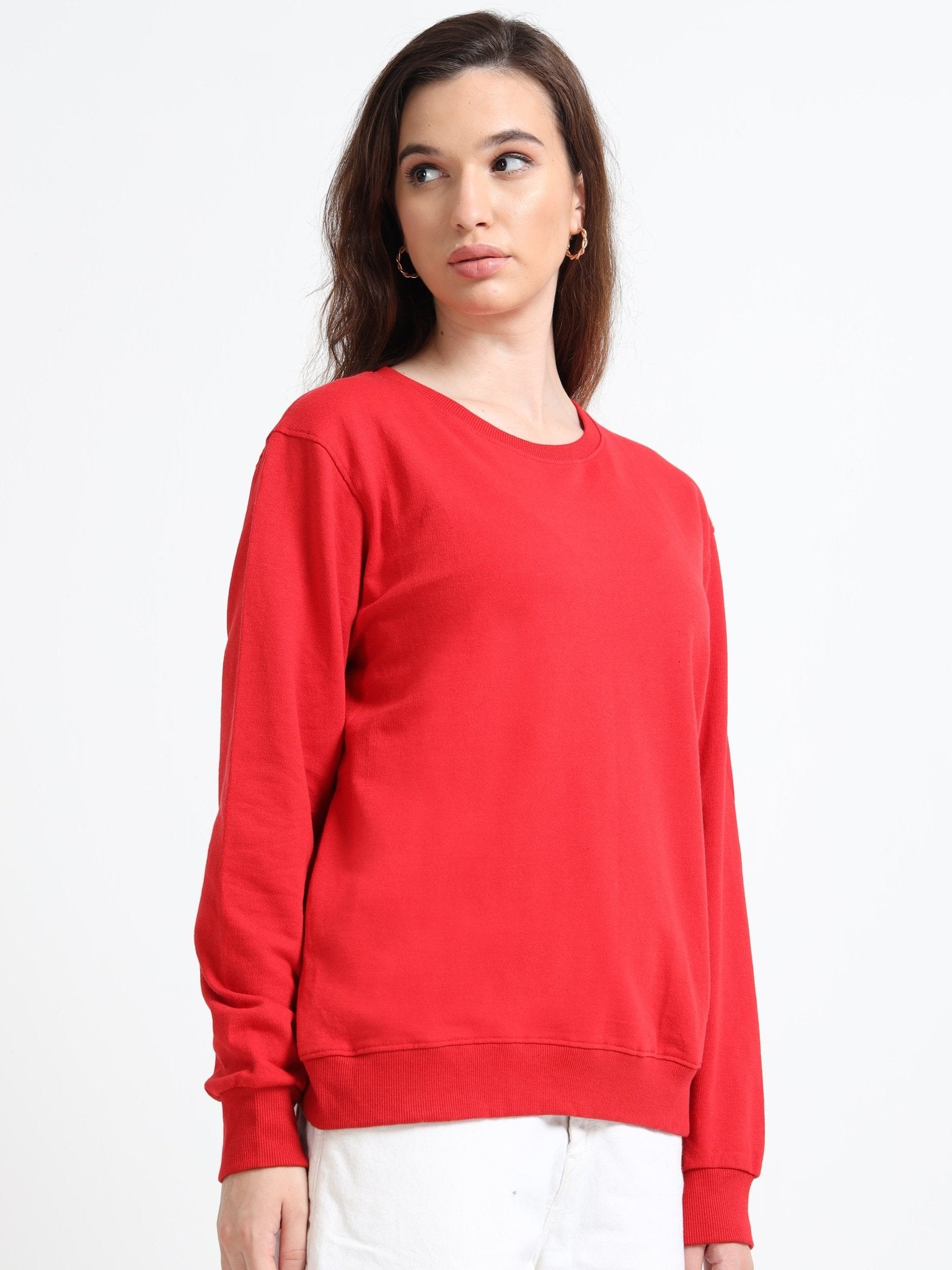 SWEATSHIRT | WOMEN | FIRE RED - Teestra