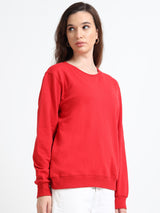 SWEATSHIRT | WOMEN | FIRE RED - Teestra