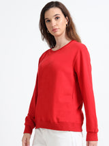 SWEATSHIRT | WOMEN | FIRE RED - Teestra