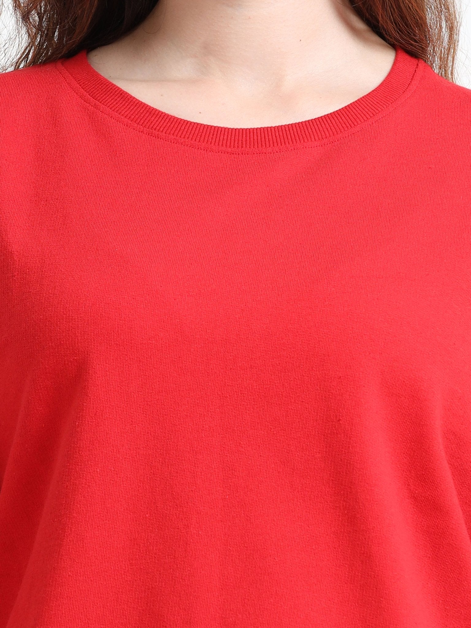 SWEATSHIRT | WOMEN | FIRE RED - Teestra