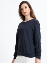 SWEATSHIRT | WOMEN | NAVY - Teestra