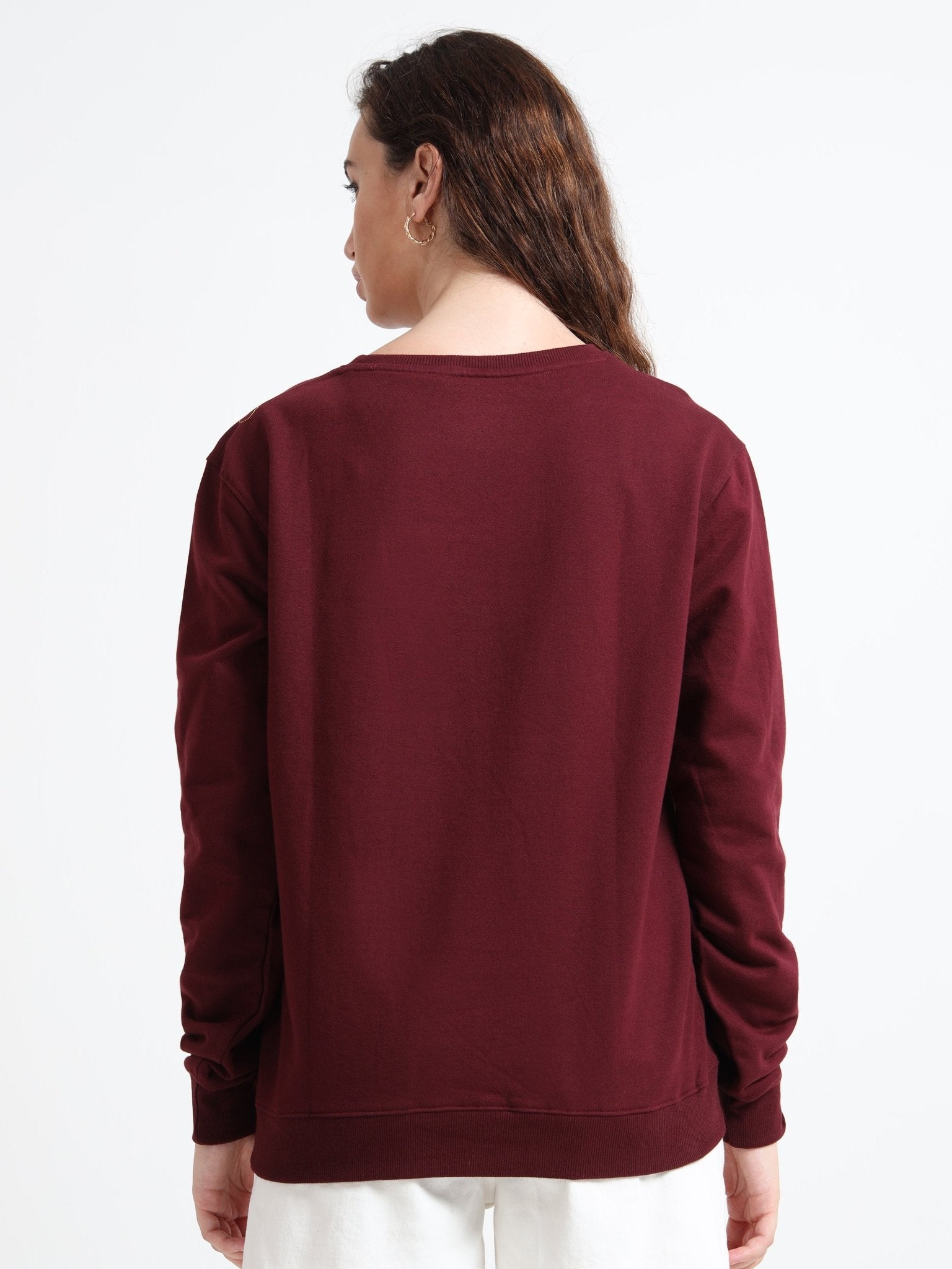 SWEATSHIRT | WOMEN | WINE - Teestra