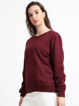 SWEATSHIRT | WOMEN | WINE - Teestra