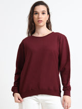 SWEATSHIRT | WOMEN | WINE - Teestra