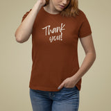 THANK YOU PRINTED TSHIRT - Teestra