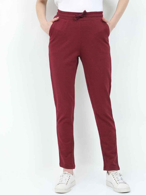 Trackpants | Women | Burgundy